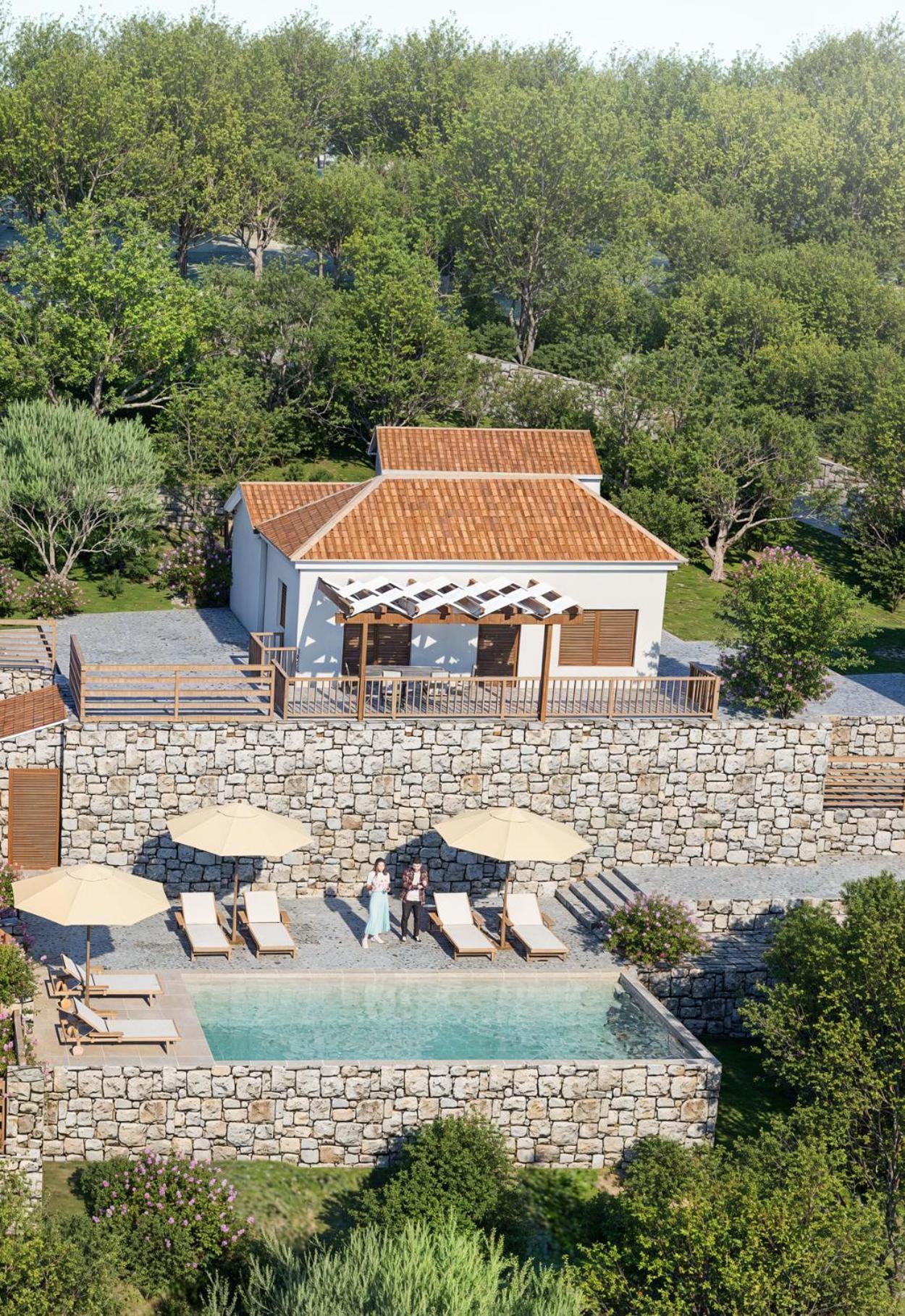 Vozas Villas - Traditional Houses With Great View Tragaki Exterior photo