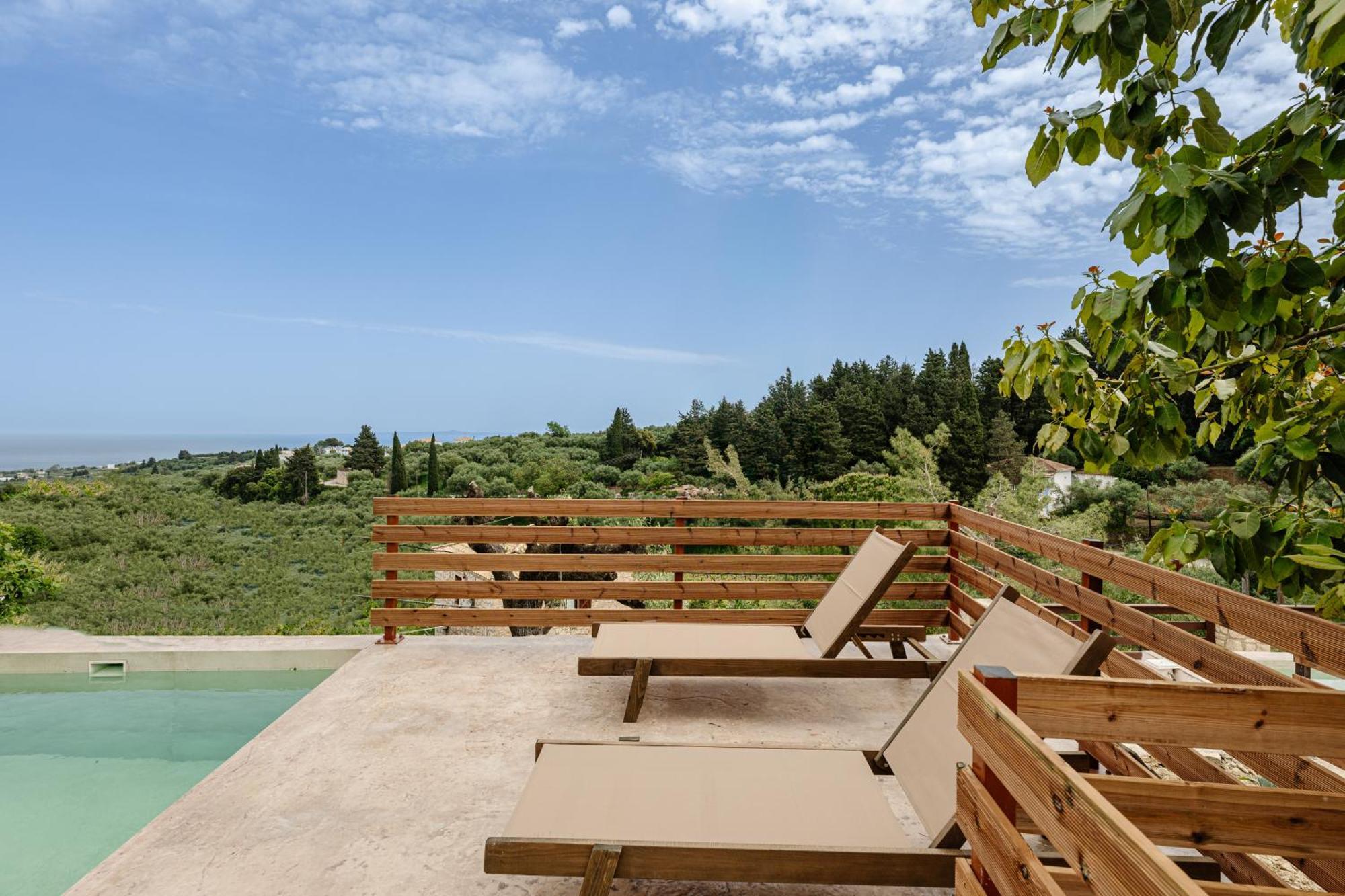 Vozas Villas - Traditional Houses With Great View Tragaki Exterior photo